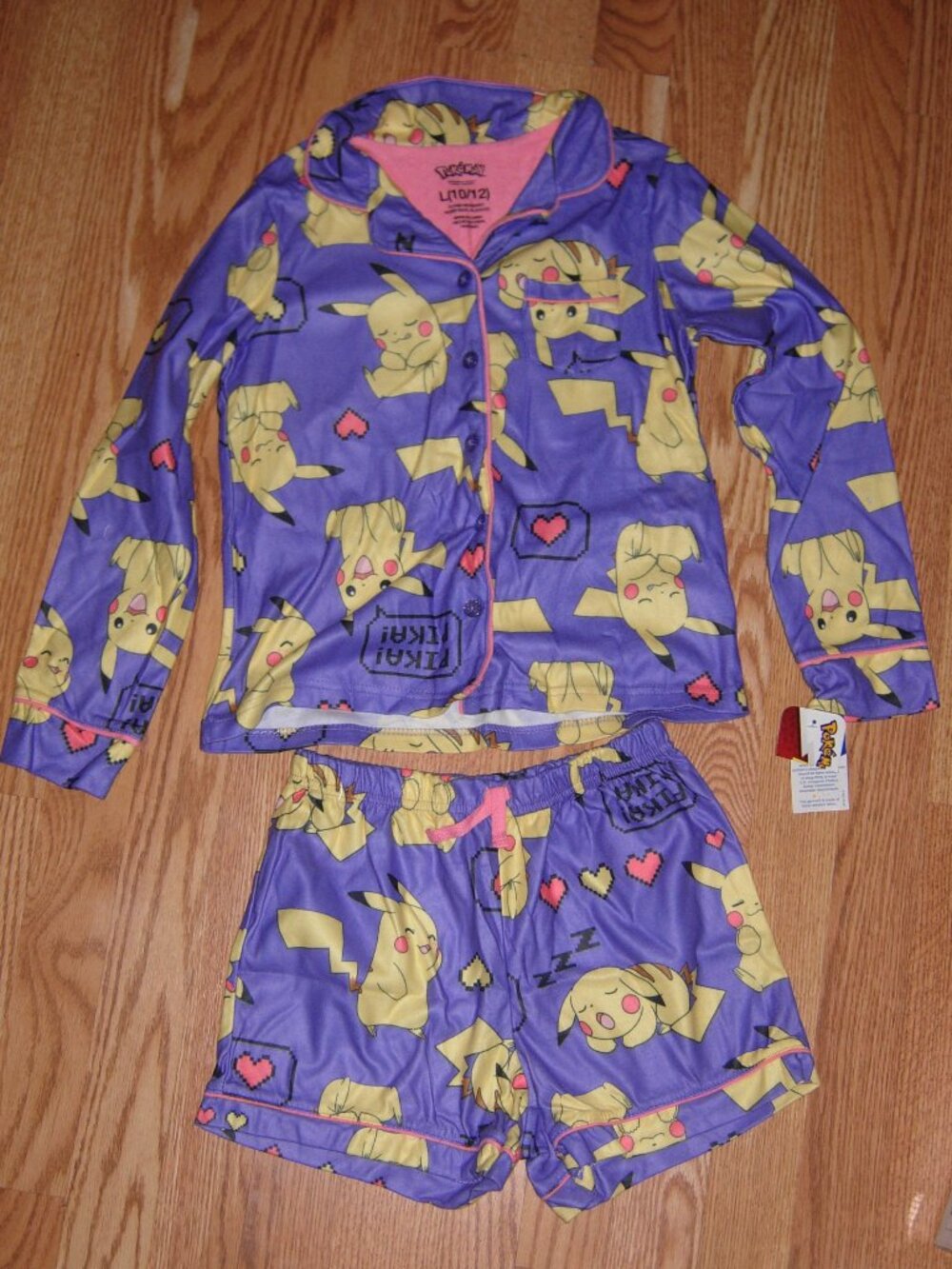 Pokemon Pajama Set L(10-12)